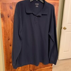 L.L. Bean Long Sleeve Polo Shirt